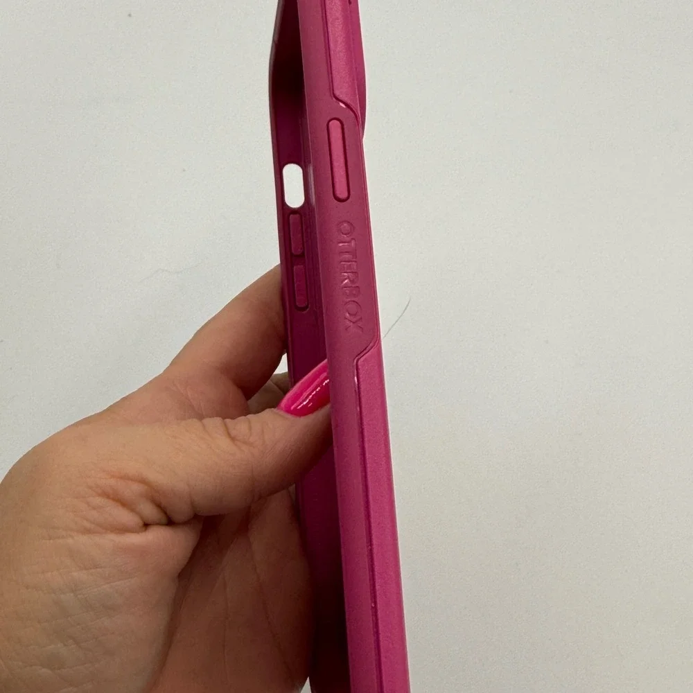 OtterBox‎ Symmetry iPhone 14 Pro Max Case Pink Slim Barbiecore Aesthetic